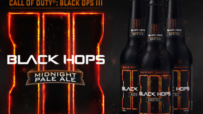 We’re double jumping with joy over the upcoming Black Hops III beer