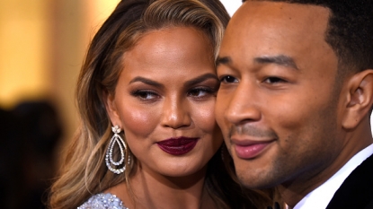 A Glowing Chrissy Teigen Makes First Appearance Since Announcing Pregnancy