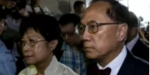 Former chief Donald Tsang arrives to Hong Kong court