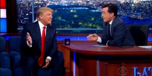 Donald Trump vs. Stephen Colbert Over Wacky Right Wing Quotes