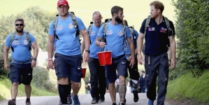 Prince Harry joins Walking With The Wounded as fearless servicemen journey the