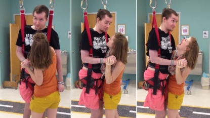 Quadriplegic man shares emotional first dance with wife six years after horror