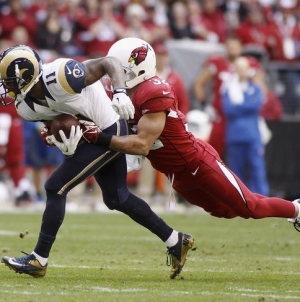 Arizona Cardinals vs. St. Louis Rams to take the NFC West.