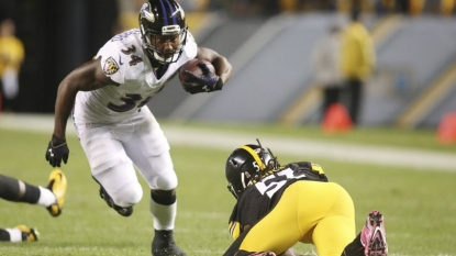 Ravens RB Justin Forsett (ankle) officially listed as questionable