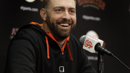 San Francisco Giants relief pitcher Jeremy Affeldt announces retirement