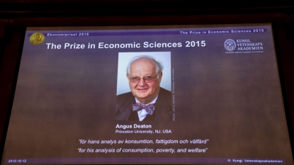 Scottish economist Angus Deaton wins Nobel prize in Economics