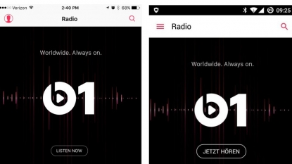 Apple Music for Android screenshots sighted by German website