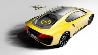 Rinspeed Etos: Autonomous Sports auto With A Helper Drone