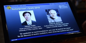 Two scientists share 2015 Nobel Prize in Physics