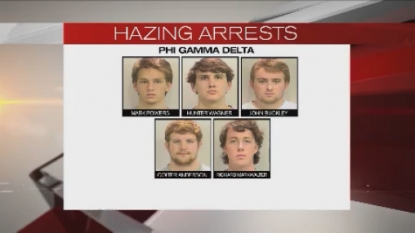 University of Alabama students arrested for hazing allegation