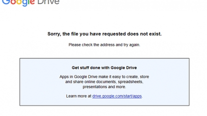 Google Drive down; Google Docs affected