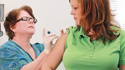 Flu clinic at Senior Center