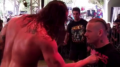 Slipknot’s Corey Taylor Slaps WWE Wrestler