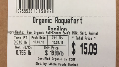 Whole Foods recalls cheese for possible Listeria contamination