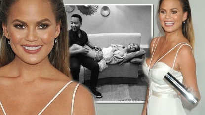 Chrissy Teigen excited for morning sickness