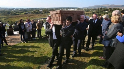 Brian Friel buried in Donegal village that inspired his plays