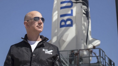 Amazon’s Blue Origin Lands First Reusable Rocket After Space Travel