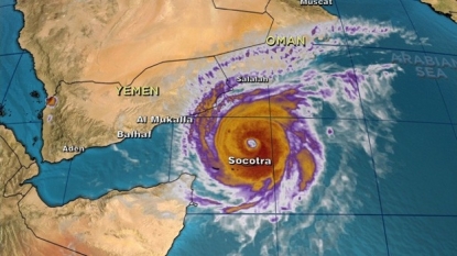 Big Cyclone Headed for the Arabian Peninsula