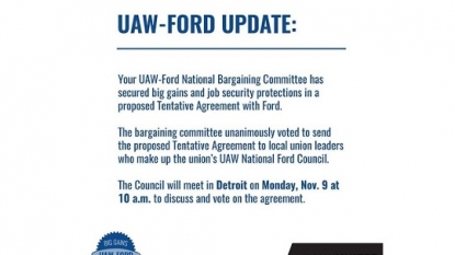 Ford, UAW have tentative agreement