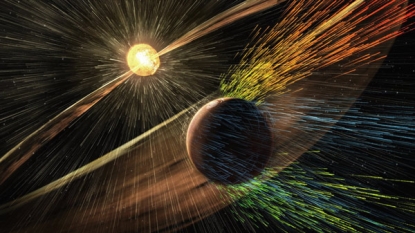 Strong solar winds may have stripped life on Mars