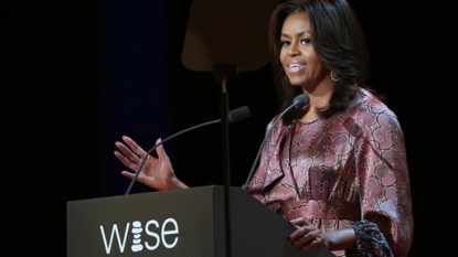 In Qatar, Michelle Obama delivers pointed message on women’s rights