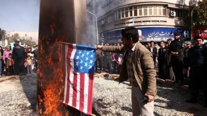 Iran hard-liners denounce outreach to West at anti-US rally