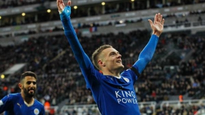 Vardy equals Van Nistelrooy record