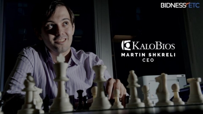 Martin Shkrelli new chief of KaloBios; up to $13M in funding committed