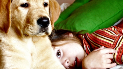 Study shows kids with dogs are less anxious