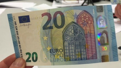 New €20 note with improved security to enter circulation