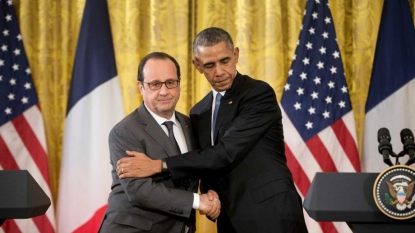 Obama says USA, France stand united against Islamic State, terrorism