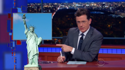 Colbert Rips Anti-Refugee Trump