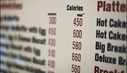 Restaurants That Voluntarily List Calorie Counts Sell Menu Items That Have 140