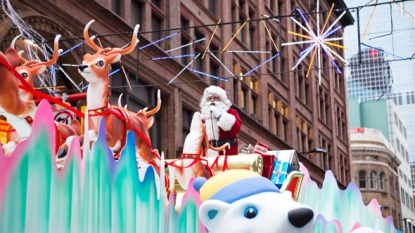 Santa Claus parade on Sunday