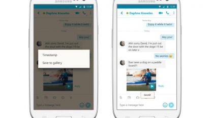 Skype for Android now lets you save video messages