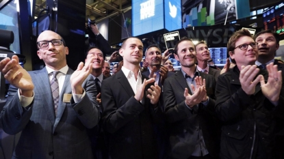 Square bursts out of the gate in first day as public company