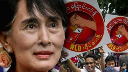 Suu Kyi’s NLD party wins historic majority in Myanmar polls