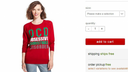 Target OCD Sweaters: Insensitive or Inconsequential?