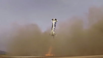 Reusable rocket landed successfully by Blue Origin