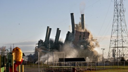 Watch an Enormous Power Plant Implode Into Glorious Oblivion