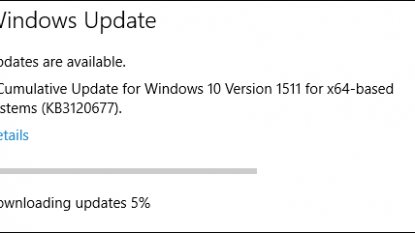 Windows 10 Cumulative Update KB3120677 Released