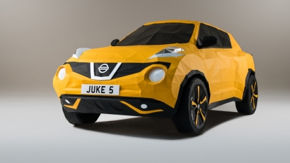 Folded in Britain — Origami Nissan Juke