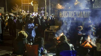 Barriers put up outside Minneapolis 4th precinct