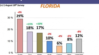 Donald Trump Continues to Lead in GOP Republican Primary Votes