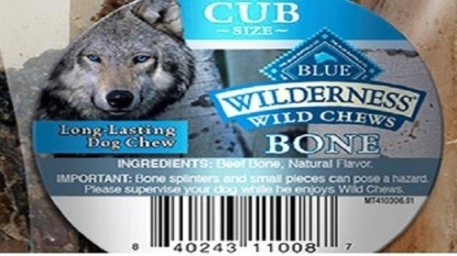 Blue Buffalo chew bones sold in Washington recalled