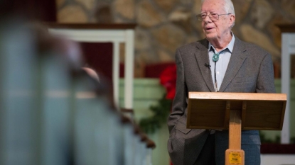 Jimmy Carter tells church is grandson is dead