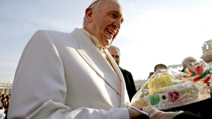 Salvation is free, pope says, warning against Holy Year fraudsters