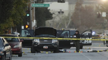 Twelve pipe bomb-type devices found at US shooting suspects’ home