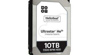 Western Digital First to Ship 10TB Helium HDD