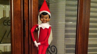 Dad turns baby son into the cutest ‘Elf on the Shelf’